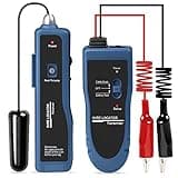 KOLSOL Erdkabel-suchgerät, Kabeltester F02 Pro für Kabelsuchgerät Locate Control Drähte Kabel Haustierzaunkabel, bis zu 3 Meter tief 2000 Meter Länge, Ausgestattet mit wiederaufladbaren Batterie