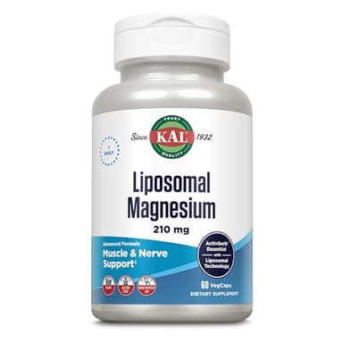 KAL Liposomales Magnesium - 210 mg - Magnesium Kapseln - Nahrungsergänzungsmittel - Vegan