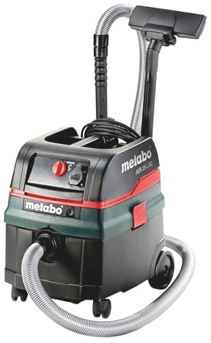 metabo Allessauger ASR 25 L SC (602024000) Karton; mit elektromagnetischer Abrüttlung, Luftleistung max.: 4380 l/min, Unterdruck: 248 hPa (mbar), Filterfläche: 8600 cm², Schwarz
