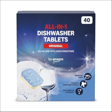 by Amazon - All-In-One Spülmaschinentabs, 40 tabs