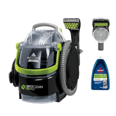 BISSELL SpotClean Pet Pro, Polsterreiniger Gerät, Teppichreiniger für Schmutzflecken, Waschsauger für Haustierhalter, Nasssauger für Teppiche, Polster, Auto & Mehr, Leistungsstarker 750W Motor, 15585