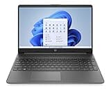 HP Laptop 15s-fq0081nl, Notebook, Intel Celeron N4120, 8 GB RAM, 256 GB SSD, Intel UHD Grafik, Bildschirm 15,6 Zoll HD, SVA, Blendschutz, HD-Webcam, HP Fast Charge, WLAN, Windows 11 S-Modus, Grau
