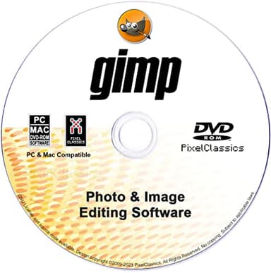 GIMP Photo Editor 2026 Premium Professionelle Bildbearbeitungssoftware CD Kompatibel mit Windows 11, 10, 8, 8.1 7, Vista, XP PC und Mac OS - Lebenslange Lizenz, keine monatliche Abonnementgebühr