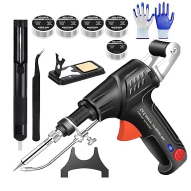 Schweißpistole,Laserschweißgerät,Laserlötkolben Zum Schneiden Und Entrosten,2025 Neue Vielseitige Schweißpistole, Schneiden 5 Volumes Spare Tin Wire (Schwarz, One Size)