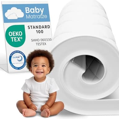 ELONEO Komfortschaum Matratzen Topper 70x140cm mit 5 cm Höhe, atmungsaktiver Matratzentopper, Matratzenauflage, Mattress Topper für Bett und Boxspringbett