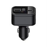 4G LTE GPS Tracker, Verstecktes 4G GPS Tracker Gerät ohne ABO Auto Zigarettenanzünder Dual USB Typ C Ladeanschluss, Echtzeit Standort, Vibrationsalarm, Abbruchalarm usw.