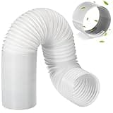 Abluftschlauch Klimagerät mit Adapter,Schlauch Klimaanlage Ø150mm Länge 150cm,Klimaanlage Schlauch,Klimaanlage Verlängerungsschlauch,Abluft für Klimaanlagen,Wäschetrockner, Abzugshaube Trocknerzubehör