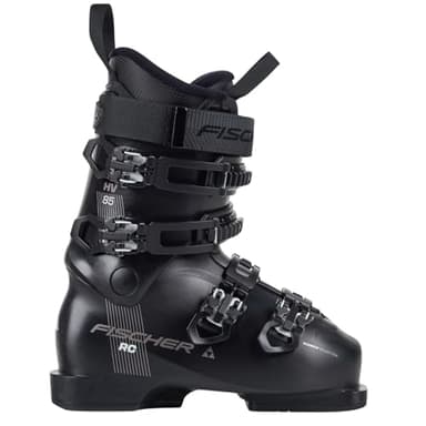 Fischer Damen Skischuhe Skistiefel RC 85 Black - Flex 85 - MP25/25.5 - Alpinskischuhe Alpin-Skistiefel Alpinstiefel - breite Passform & Komfort-Innenschuh - für fortgeschrittene bis Gute Fahrerinnen