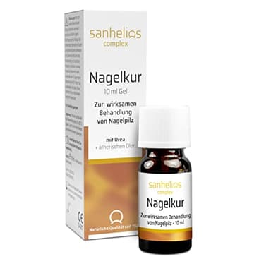 Sanhelios Nagelkur 10 ml | Bei Nagelpilz-Infektionen - Einfache Anwendung - ohne Feilen | mit ätherischen Ölen