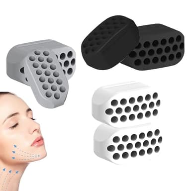 6 Stück Jawline Trainer, Jawline Gum, Kiefer Trainer, Jaw Trainer, Mewing Gum, Kiefertrainer, Jaw Exerciser, Gesichtstrainer, Für übungen Gesichtsmuskeln Männer Und Frauen