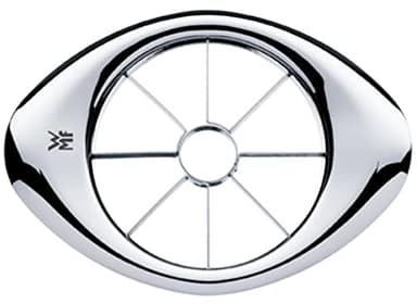 WMF Gourmet Apfelschneider Edelstahl 9 cm, Birnenschneider, Apfelteiler, Obstteiler, Cromargan Edelstahl, Obstschneider ideal für Äpfel und Birnen