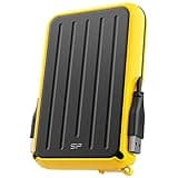 Silicon Power Externe Festplatte A66, 5 TB, kompatibel mit PS5 PS4 Xbox One PC und Mac, Gelb