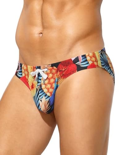Casey Kevin Badehose Herren Badeslip Kurz Jungen mit Trendy Druck Schwimmhose Schnelltrocknend Schwimmen Badehose Männer für Strandmode, Schwimmbad