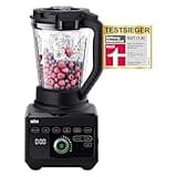 Braun PowerBlend 9 JB9040 Hochleistungsmixer – Mixer mit Tritan-Krug, 18 Mixprogramme, 10 Geschwindigkeiten + Pulsfunktion, Heißsuppenfunktion, Reinigungsprogramm, Ausguss, 1600 W, Schwarz