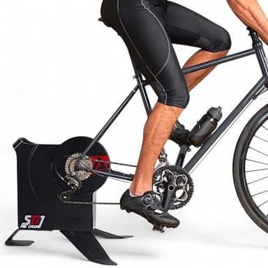 AsVIVA SBT1 Smart Rollentrainer | Rennrad Rollentrainer mit 2000 W Leistung, bis 20 % Steigungssimulation, elektronischem Widerstand & App-Kompatibilität