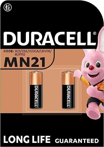 2X Duracell MN21 (1 Blister mit 2 Batterien) 2 Batterien (A23/23A/V23GA/LRV08/8LR932)