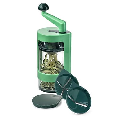 Genius Spiralschneider Super Julietti zum Schneiden von Gemüse – Spaghetti mit Gemüse, Spiralen und Julienne