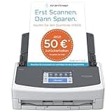 iX1600 ScanSnap Scanner (White) - A4, A5, A6, B5, B6, Visitenkarte, Postkarte, Letter, Legal und Benutzerdefiniert, Duplex, Wi-Fi, USB3.2, (40 Seiten/80 Bilder/Min) mit ADF, White, ADF, 40 ppm