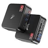 NiPoGi E3B Mini PC Von ΑΜD Ryzen 5 7430U(Max 4.3GHz,6C/12T,Besser Als 5500U/5650U/5675U),16GB RAM/512GB SSD, Mini Desktop PC WiFi 6/BT 5.2/4K Triple Display/VESA Unterstützt