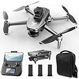 X-Verse ZLL SG109 MAX2 Drohne mit Kameras 4K, unter 249g, 3-Achsen Gimbal Stabilisierung, 360° Hindernisvermeidung, 30 Minuten Flugzeit, GPS Faltbarer Quadcopter mit Bürstenlosem Motor, 3 Batterien