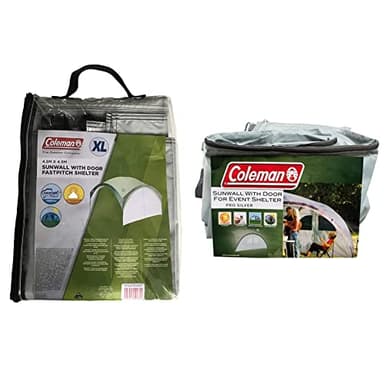 Coleman Fast Pitch Shelter XL Seitenteil 4,5 x 4,5 m - Pavillon-Seitenwand Mit Fenster und Tür für Event Shelter Pro XL
