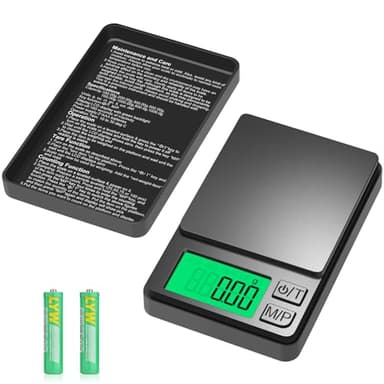 Diyife Feinwaage 0.01 g/1000 g, Multifunktions Taschenwaage Gramm Waage, Tragbare Klein Küchenwaage mit Lcd Display, 7 Einheiten, Tara, Zählfunktion, für Lebensmittel, Schmuck, Medizin, Labor, Kaffee