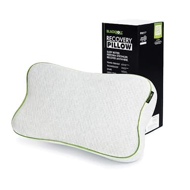 BLACKROLL® Recovery Pillow (50 x 30 cm), Kopfkissen für erholsamen Schlaf, ergonomisches Kissen mit Travel Bag für Reisen, Nackenkissen aus Viscose Memory Schaum, Made in Germany