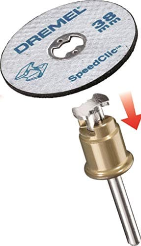 Dremel SC456B EZ SpeedClic Metall-Trennscheiben, Zubehörsatz mit 12 Trennscheiben zum Trennen von Metallrohren, gehärtetem Stahl, Kupfer, Trockenbauplatten u.v.m.