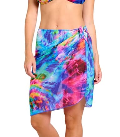Kiniki Tan Through Sonnendurchlässiger Strandwrap Damen Bademode Accessoire - Storm
