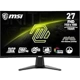 MSI MAG 27C6F 27 Zoll FHD Curved Gaming Monitor - 1500R 1920 x 1080 Rapid VA Panel, 180 Hz / 1ms (GtG), Adaptive-Sync - DP 1.2a, HDMI™ CEC