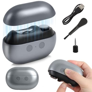 Elektrischer Nagelknipser, 2In1 Smart Nail Clipper, 2025 Neu Elektrische Nagelfeile, Dual Speed, Silent, Nagelschneider mit Polierfunktion, Sicher Schmerzlos Wiederaufladbar Leise mit Licht