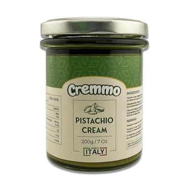 SEBA GARDEN Cremmo Pistaziencreme-Aufstrich 200 g im Glas, authentisch flüssig und geschmeidig aus Sizilien/Italien
