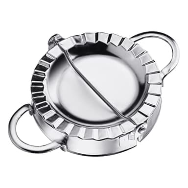 Westmark Ravioliformer, Durchmesser:Ø 9,5 cm, Mit praktischen Griffen, Rostfreier Edelstahl, Gina, Silber, 61362270