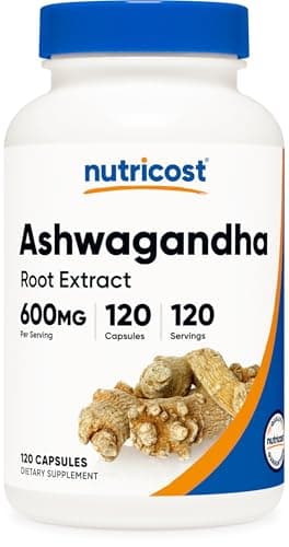Nutricost Ashwagandha 600 mg, 120 Kapseln