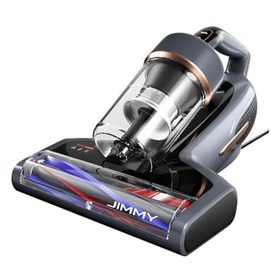 Jimmy BX7 Pro Max Milbensauger 700W, Matratzenreiniger Bettstaubsauger mit UV-C-Licht, 65 ℃ heißem Wind und Graphen-Heizung, Staubsensor, Negativ-Ionen-Funktion, LED-Bildschirm, für Matratzen Bett