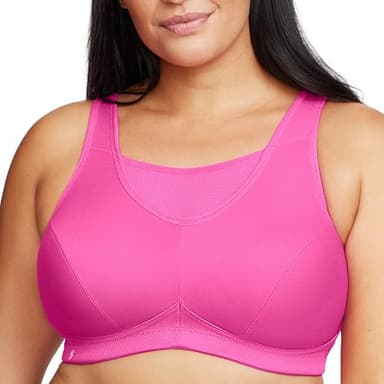 Glamorise Damen 1066 Sports Bra, Rosa-violett, 85F EU