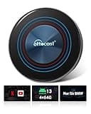 OTTOCAST I3 CarPlay AI Box für BMW, Drahtloser CarPlay & Android Auto Adapter für iPhone, Android 13 CarPlay Video Adapter Kompatibel mit SIM und TF Karte, Integriertes GPS, 4GB + 64GB