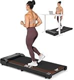 Walking Pad leise, Dripex Laufband für Zuhause 120kg,1-6km/h das Mini-Laufband fürs Homeoffice eine Motorleistung von 2.5 PS,Doppelte Stoßdämpfung