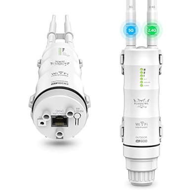 FLASHOWL WiFi Repeater Outdoor Outdoor signalverstärker AC600 signalverstärker WLAN verstärker WLAN verstärker wetterfest 2.4G 5GHz High-Gain-Antennen 600Mbps Bridge