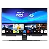 Cello C1924WSH 19" Zoll SMART rahmenloser TV Triple Tuner (DVB-C/-S2/-T2) Bluetooth Ultrafast WebOS by LG Pitch Perfect Lautsprecher Disney+ Netflix Prime [2024]