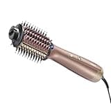 BaByliss Air Power Volume - 2-in-1 Warmluftbürste und Heizbürste, NASS- und TROCKEN-Modus, Glättende Warmluftbürste mit 3 Temperatureinstellungen, Ionen-Technologie, Keramikbeschichtung, Gold, AS95E