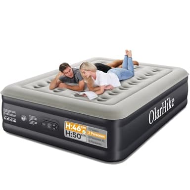 OlarHike Luftmatratze Selbstaufblasend, Luftbett Gästebett, Aufblasbares Matratze Zelt Sofa, Luftbett 2 Personen, Selbstaufblasbare Luftmatratze für Camping oder Heimgebrauch - 200 x 140 x 46 cm