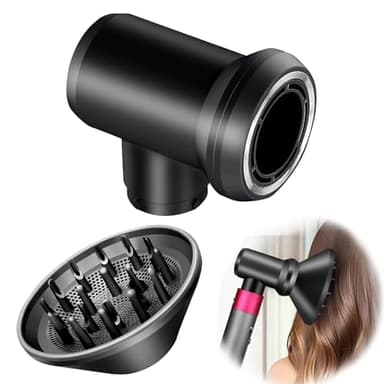 Chuancheng Diffusor und Adapter Aufsätze für Dyson Airwrap Styler HS01 HS05 HS08, Verstärkt und definiert natürliche Wellen und Locken