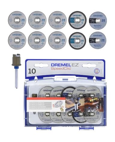 Dremel SC690 EZ SpeedClic Trennscheiben und Aufspanndorn-/Schneide-Set zum Schneiden von Kunststoffen aller Art