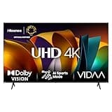 Hisense 85E6NT 214,78cm (85 Zoll) Fernseher, 4K UHD Smart TV, Precision Colour, HDR, Dolby Vision, 60Hz, Triple Tuner DVB-C/S/S2/T/T2, WiFi, HDMI 2.1, Bluetooth, Alexa Built-in, Schwarz, [2024]