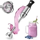 ProfiCook® Stabmixer | Edelstahl | 1000 Watt | Extra langer 27 cm Stab | Geschwindigkeitsregulierung | ergonomischer Soft-Touch-Griff | 4-fach Edelstahlmesser | Abnehmbarer Mixstab | PC-SM 1094