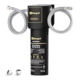 Ibergrif M91009 Wasserfiltersystem für Unterbecken, NSF/ANSI 42-zertifiziert, reduziert Chlor, Blei, Fluorid, schlechten Geschmack und Geruch, schnelle Installation, Schwarz