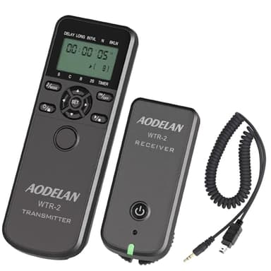 AODELAN Wireless Remote Control Auslöser für Nikon, Timer-Auslöser Fernbedienung für Nikon Df, Z7, Z7 II, Z6, Z6 II, Z5, D750, D780, D7500, D7200, D7100, D7000, D5600, D5500 und mehr