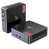 NiPoGi AM21 Mini PC АMD Ryzen 9 6900HX(8C/16T,bis zu 4,9 GHz), Mini Computer 16GB DDR5 512GB M.2 NVMe SSD, Mini-PC W-11 Pro mit АMD Radeon 680M/USB4/4K Quad Displays/WiFi6/Dual LAN/BT5.2