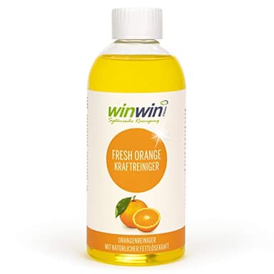 winwinCLEAN® fresh Orange Orangenreiniger I Kraftvolles Orangenölreiniger-Konzentrat I Ökologisch, Hochergiebig mit Frischeduft | 500ML I [65% Reine Orangenterpene]